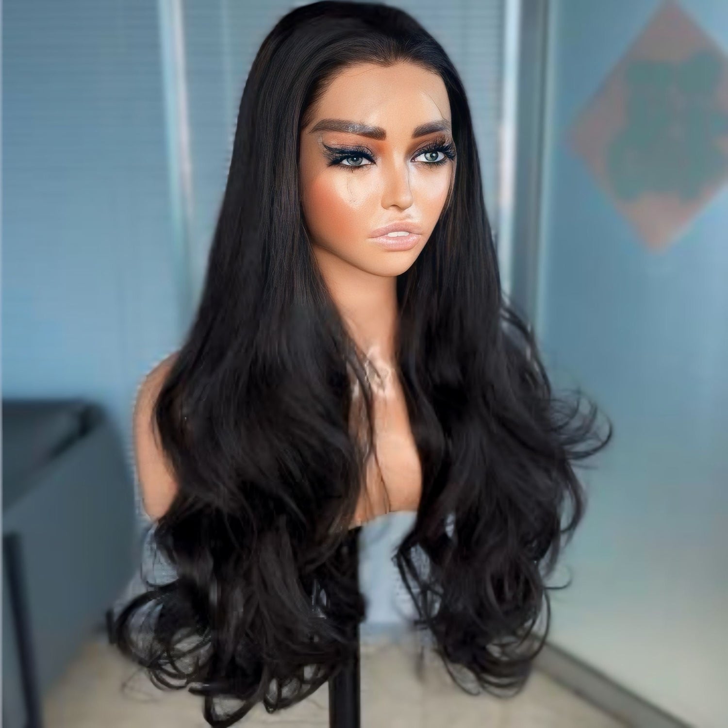 Long Synthetic Lace Front Wigs